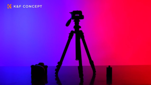 K&F CONCEPT 196cm Video Tripod with Phone Clip Lightweight Aluminum Tripods for Photograph and Live Streaming O234A0+BV01+Video Head