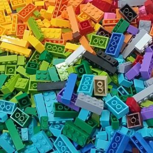 DIY Building Block 积木颗粒DIY散件 Small Particle Building Blocks – Colorful Creative Bricks for Kids Educational STEM Play