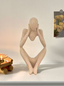 Nordic Style Abstract Figure Art Decoration Resin Living Room Entrance Creative Simple Home Decor Small Batch Popular Ins Style