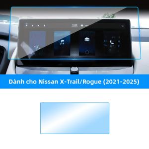 Miếng Dán Màn Hình Dẫn Đường HD 12.3 Inch Cho Nissan X-Trail Rogue 2021-2025 Kính Cường Lực Kèm Hộp Xốp