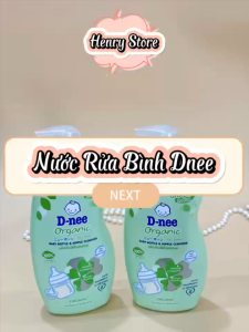 [Chính hãng] Mẫu mới nước rửa bình sữa Dnee rửa chén bát và rau củ hữu cơ an toàn cho bé từ sơ sinh và người lớn