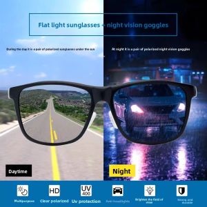 Raydem | Day & Night Photochromic Sunglasses UV Protection Polarized Mens Driving Sunglasses
