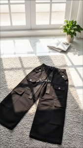 KIDS SHOP | CELANA PANJANG CARGO BEBERAPA SAKU KEKINIAN | CARGO PANST TANGGUNG ANAK PEREMPUAN