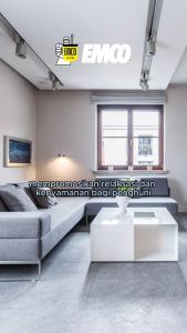 Emco Lux Cat Kayu & Besi 1kg - Abu-abu Grey Gray