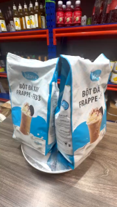 Bột Đá Xay Frappe FR33 LÚAVE 1kg (Bột Frappe Bột mix chống tách lớp phân tầng)