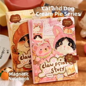 Mr.paper | Cute Ins Style Golden PU Cover Magnetic Closure Notebook