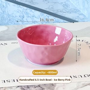 XIAOHUANGLU | New Ceramic Noodle Bowl Set