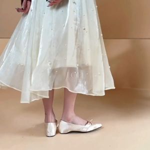 LOEI Jihae Satin Flatshoes Pita Wanita Elegan 4237
