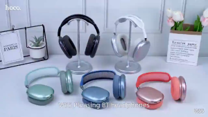 Tai Nghe Bluetooth chụp tai Hoco W55 V5.4 Pin dùng 90H Hỗ trợ khe thẻ nhớ