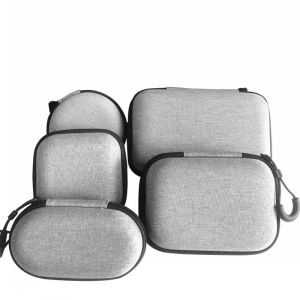 Portable Earphone Storage Bag & Hard Shell Data Cable Organizer