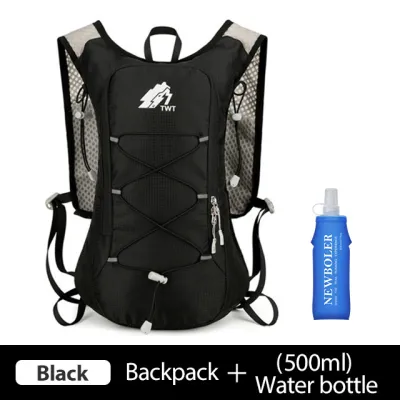 NEWBOLER | Running Hydration Vest Backpack Men Women Outdoor Sport Bag Trail Marathon Jogging Hiking Backpack Option Water Bag Flask