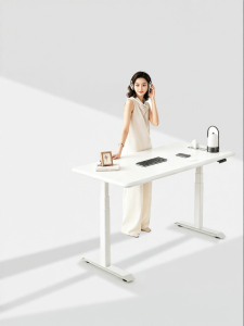 SUMUYUAN | Solid Wood Electric Height Adjustable Motorized Desk Computer and Study Table