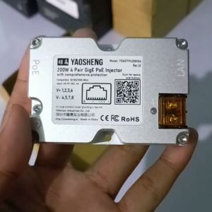 Perangkat PoE untuk E-commerce: Starlink Ethernet Yaosheng 200W 4-pair GigE PoE Injector