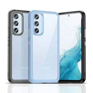 Transparent TPU Phone Case for Samsung Galaxy S25FE A57/37/27/17/07 A56/36/26/16/06 A55/35/25/15/05 Rugged Protective Back Cover