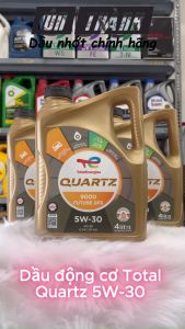 [ Combo bảo dưỡng ] 2 Bình nhớt động cơ Total 9000 5w30 + Súc động cơ Castrol