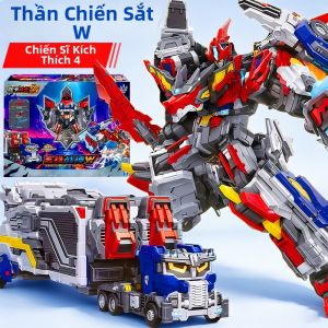 JUMPGO | Transforming Mech Warrior Iron God Red Dragon Beast King Duelist Insect Crisis Season 4 Robot