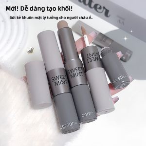 Sweet Mint Double Effect Matte Contouring Stick Cheekbone Nose Shadow Shaping Highlighting Makeup Tool for All Skin Types