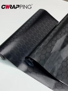 Tổ Ong Xe Ô Tô Dán Vinyl Bọc Phim Chống Thấm Nước Tự Động Decal Dán Cho Tay Cầm Laptop Mũ Bảo Hiểm Sợi Carbon Da Tự Động Phụ Kiện
