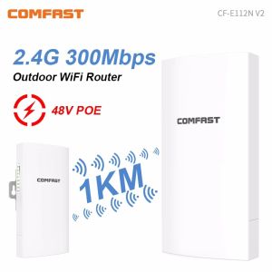 COMFAST 300Mbps 5.8Ghz Outdoor Wireless AP Bridge 3KM WIFI CPE Access Point 11dBi WI-FI Antenna Nanostation Router 2pcs