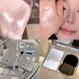 New Black Nana starlight highlighter 6 color with brush supermy go