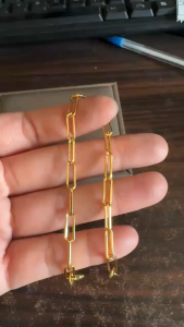 Gold Chain Gold Bracelet Pawnable 18k Bracelet Accessories for Men and Women Couples Aesthetics High Quality - Women Fashion Chain Necklac