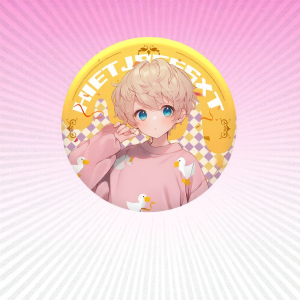 Custom Flashy Laminate Badge 58mm