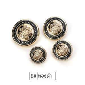 ย้อนยุค สไตล์อังกฤษ ปุ่มโลหะสไตล์วิทยาลัย Bee Knot Crown ขนาดใหญ่ เสื้อโค้ท ปุ่มผู้ชาย ชุดสูท เสื้อกั๊ก ซิป ปุ่มบิน