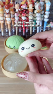 Dumpling Squishy Random Color Blind Box Glitter Stress-Relief Squishy Toys Mystery Squishy Dumpling Viral Mainan Squishy