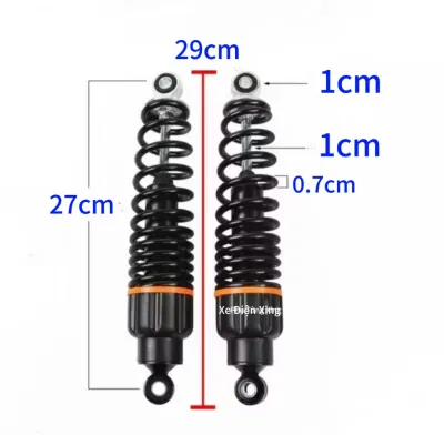 Cặp phuộc nhún sau xe điện 27cm 29cmgiảm sóc sau xe máy điện cao cấpphụ tùng phụ kiện xe đập điện