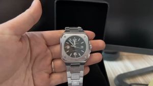 2022 New Watch Men 39s Bell amp Ross Global Limited Edition Stainless Steel Business Chronograph Luxury Fashion Casual Quartz Watch [Hot selling]