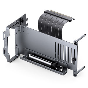 JONSBO | JONSBO A50 Vertical Graphics Card Bracket Aluminum Alloy GPU Holder With PCIe 5.0 graphics card extension cable