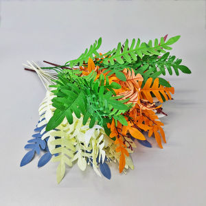 Azgalery PBP50 / Tanaman Hias Daun Kering Tangkai Plastik Artificial Flower Bunga Hiasan Dekorasi Ruangan Rumah Buatan / COD