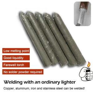 Low Temperature Welding Rods Easy Melt Welding Rods for Copper Iron Stainless Steel Soldering Aluminum Repairing Kits