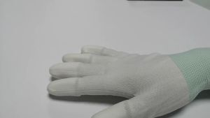 ถุงมือผ้าไนลอน 1แพ็ค 12คู่ เคลือบPU มี Size S M L ถุงมือช่าง ถุงมือช่าง ถุงมือเคลือบยาง (มีแบบ6คู่ให้เลือก)