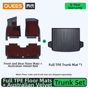 QUEES | Custom-fit Large Coverage TPE Car Floor Mat