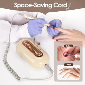 35000RPM Electric Nail Drill Machine For Manicure Portable Nails Drill Tools Polishing Tool Salon Nail Equipment