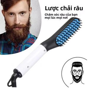 Bàn Chải Làm Thẳng Tóc Đa Năng Di Động Điện Tử 2 Trong 1 Làm Thẳng Râu Đang Hot Có Chức Năng Làm Thẳng Tóc Khô Và Ướt