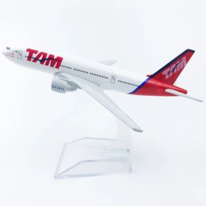 16CM B-777 Brazil TAM AirLines Mô Hình Máy Bay Chở Khách Bằng Hợp Kim Diecast Bộ Sưu Tập Máy Bay Bằng Kim Loại Trang Trí Cửa Hàng Quà Tặng Dành Cho Lứa Tuổi 14+