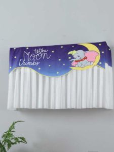 Modern Simple Style Air Conditioner Dust Cover Curtain Protective Shield Grille Dustproof Cover New 2024 Mesh Curtain Fabric