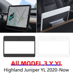 For Tesla New Model 3 Y YL Juniper Highland 2025-2020 2026 Silicone Navigation Screen Protector Cover Frame Edge Central Control