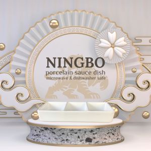 NINGBO Ceramic Sauce Dish | Mangkok Saos Keramik | Tempat Sambal Porselen