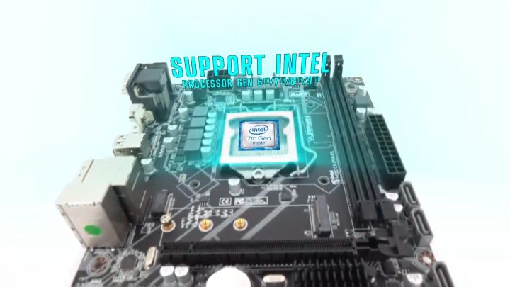 Mainboard H110 M4-GEN Duravel Vurrion Intel LGA 1151 Support Motherboard MB Mobo Gen 6 7 8 9 Chipset B250