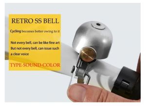 Rockbros Vintage Bell Sepeda Classic Stainless Steel Vintage Bel Model 161A