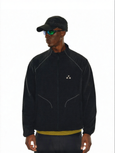 FPA | Structured Textured Stripe Reflective Spring Lightweight Loose Fit Couples Jacket