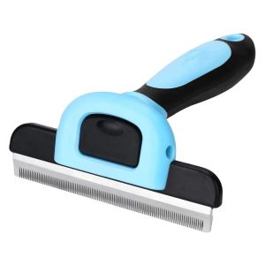 HATELI Dog Cat Pet Hair Brush Trimmer Removal Hair Fur Remover Grooming Shedding Tool Hairbrush Comb Self Clean Slicker for Dogs Cats