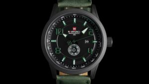 Jam tangan pria elegan Navi Force NF9229SBEB Original tahan air