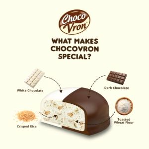ChocoVron Gift Box 2 in 1 Chocolate Coated Crisped Rice Polvoron 240g Trio Bundle