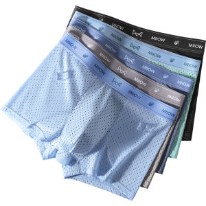 Quần lót nam MiiOW làm bằng Ice Silk thoáng khí cạp giữa