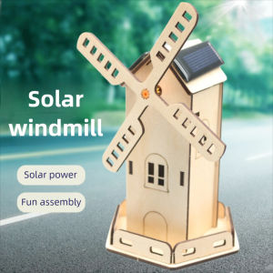 DIY Solar Energy Windmill House DIY Science Experiment Kit & Education Model Toy Physics Science Toys For Children Gift Toy