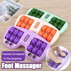 Foot Massager Machine Acupressure Roller Trigger Point Reflexology Plantar Fasciitis Relief Relax japanese foot massager